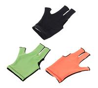 Man Women Elastic 3 Fingers Show Gloves For Billiard Shooters Pool Cue Sports Wear On The Right Or Left Hand Left Hand Open Accessory