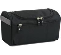 Man Women Waterproof Case Make Up Organizer Toiletry Bag Kits Storage Travel Wash Pouch(Black)