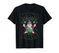 Mana is Stored in The Balls RPG Humor Fantasy Sorcerer T-Shirt