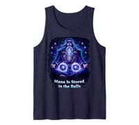 Mana is Stored in The Balls RPG Humor Fantasy Sorcerer Tank Top