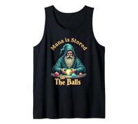 Mana is Stored in The Balls Wizard Witcher Magician Sorcerer Tank Top
