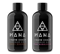 Mana - Ultimate Gym Liquid Chalk - Pink Bubblegum Scent - 1x250ml - Maximum Grip - Sweat Free Dry Hands - Perfect for Sports, Weightlifting, Yoga, Calisthenics, Climbing, Powerlifting and More
