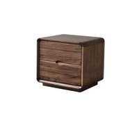 MANAFEEL Bedstand 52x42x48cm walnut bedside storage table, simple bedside storage cabinet, bedroom living room storage furniture Night Stand