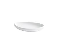 MANAFEEL Dining Plates Chinese Ceramic Tableware White Simple Irregular Dinner Plate Dish Plate Hotel Restaurant Club Plate Dinner Plate
