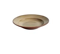 MANAFEEL Dining Plates Household Bowls and Plates Ceramic Light Luxury Dinner Plates Hotel Restaurant Cold Dish Plates Western Food Plates Dinner Plate(C)