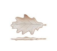MANAFEEL Dining Plates Modern Minimalist Ceramic Maple Leaf Plate Retro Household Pasta Plate Soup Plate Fish Plate Restaurant Snack Plate Dinner Plate