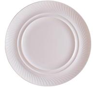 MANAFEEL Dining Plates Simple Chinese White Ceramic Plate Creative Steak Plate for Home Use Dinner Plate(S)