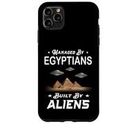 MANAGED WITH EGYPTIANS BUILT BY ALIENS funny archeological Case for iPhone 11 Pro Max
