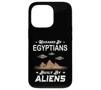 MANAGED WITH EGYPTIANS BUILT BY ALIENS funny archeological Case for iPhone 13 Pro