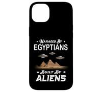 MANAGED WITH EGYPTIANS BUILT BY ALIENS funny archeological Case for iPhone 14 Plus