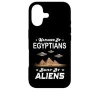 MANAGED WITH EGYPTIANS BUILT BY ALIENS funny archeological Case for iPhone 17