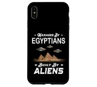 MANAGED WITH EGYPTIANS BUILT BY ALIENS funny archeological Case for iPhone XS Max
