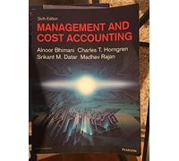 Management and Cost Accounting