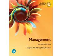 Management Global Edition by Stephen Robbins Paperback Book