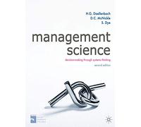 Management Science: Decision-making through systems thinking