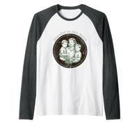 Manager of The Chaos Mom of Two Boys Humorous Parenting Raglan Baseball Tee