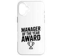 Manager of the Year Award Fun Office Recognition Case for iPhone 16 Plus