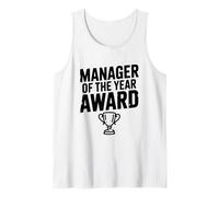 Manager of The Year Award Fun Office Recognition Tank Top