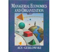 Managerial Economic Organizations