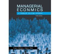 Managerial Economics: A Problem Solving Approach