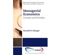 Managerial Economics: Concepts and Principles