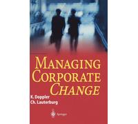Managing Corporate Change Klaus Doppler Hardback Springer Nature