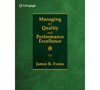 Managing for Quality and Performance Excellence