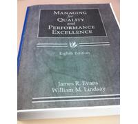 Managing for Quality and Performance Excellence