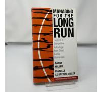Managing For The Long Run: Lessons In Competitive Advantage From Great Family Businesses