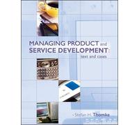 Managing Product and Service Development: Text and Cases