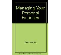 Managing Your Personal Finances