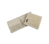 manakamana Hemp Wallet, Natural Beige, Eco Material, Compact Bifold Design