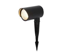 'MANAL' Non Dimmable Tiltable Spike Garden Outdoor LED Spotlight Lucide Black One Size