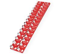 Manalete Thread Checker, 30 Nut and Bolt Thread Checker, Screw Size and Thread Identifier Gauge with 15 Standard & 15 Metric &19 Drill Bit Gauges, Bolt Size Finder for Quickly Identify Thread Sizes