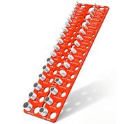 Manalete Thread Checker, 55 Nut and Bolt Thread Checker, Screw Size and Thread Identifier Gauge with 19 Standard & 17 Metric &19 Drill Bit Gauges, Bolt Size Finder for Quickly Identify Thread Sizes