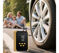 Manan 12V 150Psi Portable Air Compressor Dual Display Led Tire Inflator