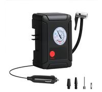 Manan 150PSI Portable Electric Car Tyre Inflator Digital Air Compressor Pump in Black Manan Black