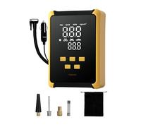 MANAN Car Tyre Inflator Air Compressor 12V, Portable Electric Tyre Pump with Digital Pressure Gauge, 150PSI Auto Shut-Off Car Air Pump, LED Light, Memory Function, 3M Cable for Cars Bikes SUV