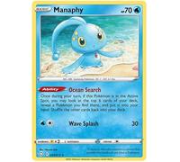 Manaphy 024/072 Rare Pokemon Card (Shining Fates) + 1x TitanCards® Toploader