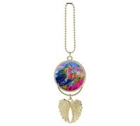 Manarola Italy in The Cinque Terre Car Hanging Accessories Rear View Mirror Ornaments Interior Decor Pendant Charms