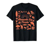 Manasota Key Florida Beach Vacation Coastal Life T-Shirt