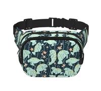 Manatee Animals Calf Fanny Packs for Women Men, Fashion Waist Packs for Workout Running Traveling Hiking