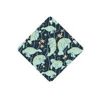 Manatee Animals Calf Printing 10 Pcs Air Freshener Car Scented Hanging Sheets Air Freshener Sheet With Rope For Car And Home