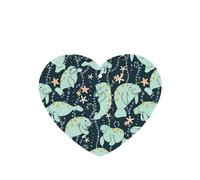 Manatee Animals Calf Printing 10 Pcs Air Freshener Car Scented Hanging Sheets Air Freshener Sheet With Rope For Car And Home
