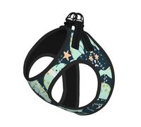 Manatee Animals Calf Printing Puppy Summer Vest Harness With Reflective,Dog Accessories For Small Medium Large Dogs And Cats