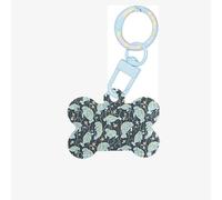 Manatee Animals Printing Acrylic Dog Bone Ornament,Dog Tags Personalized Pet Ornament, Key Chain Bone Shaped Id Tags