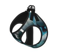 Manatee Animals Printing Dog Summer Harness With Leash Set,Adjustable And Reflective Step-In Puppy Pet Vest Harnesses