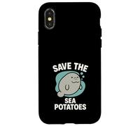 Manatee Enthusiast Sea Cow Lover Lettuce Love Conservation Case for iPhone X/XS