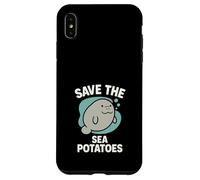 Manatee Enthusiast Sea Cow Lover Lettuce Love Conservation Case for iPhone XS Max