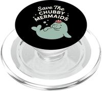 Manatee Enthusiast Sea Cow Lover Lettuce Love Conservation PopSockets PopGrip for MagSafe